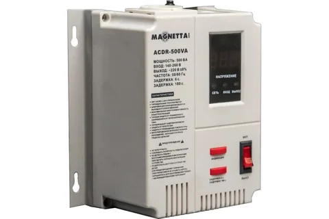 Стабилизатор напряжения релейный, настенный Magnetta ACDR-500VA