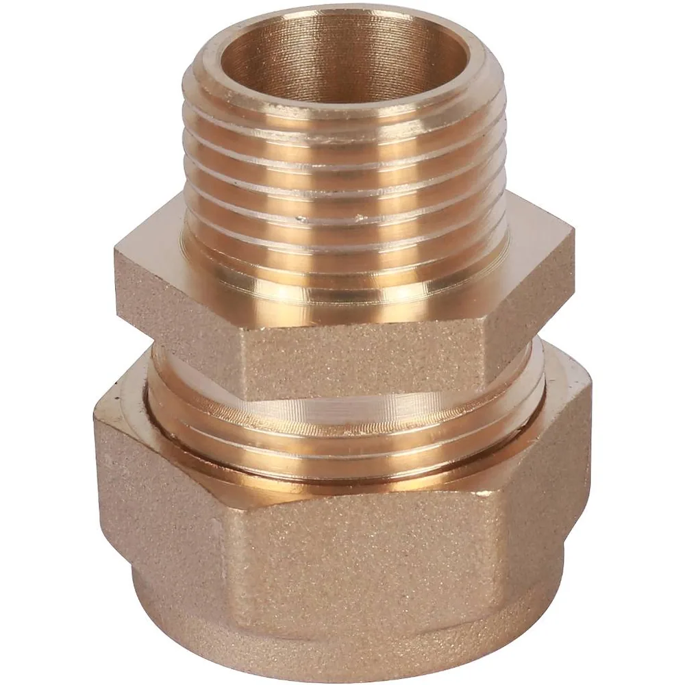 Муфта латунная обжим 25Aх3/4" с НАР Рез. STAHLMANN SSML2503/4BEF