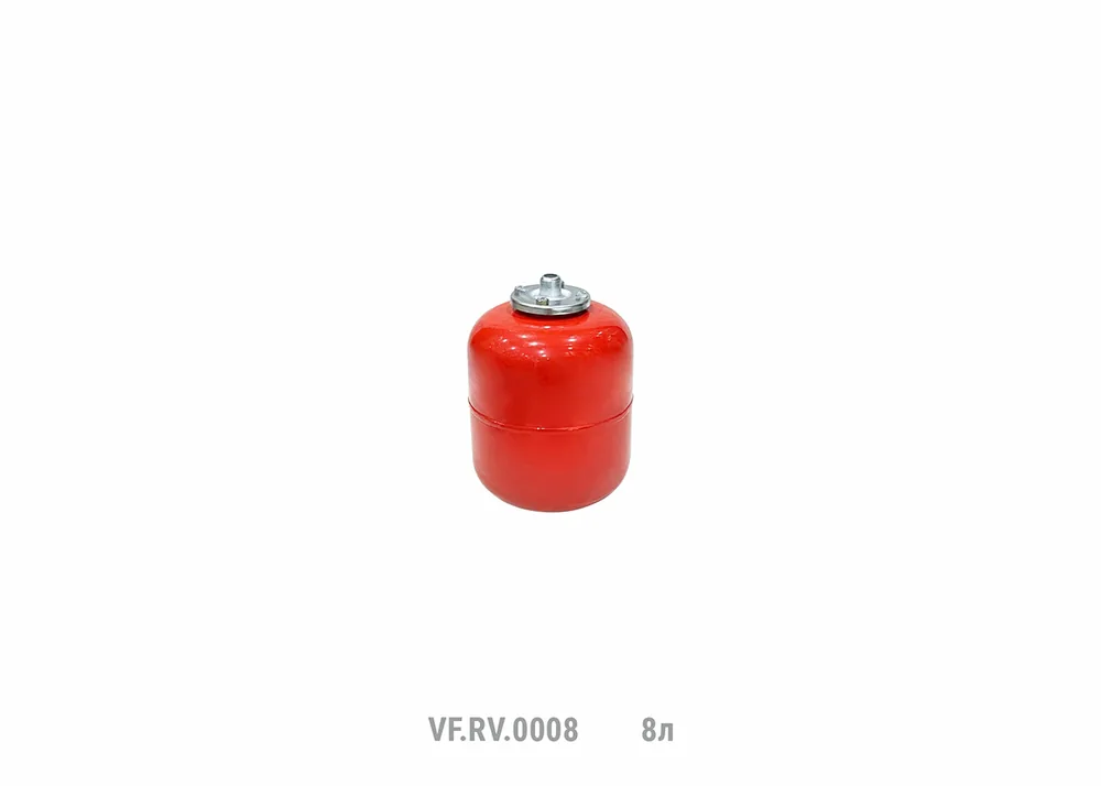 Бак расширительный верт. VALFEX .RV 8л. (КРАСНЫЙ) (90 шт./пал.)