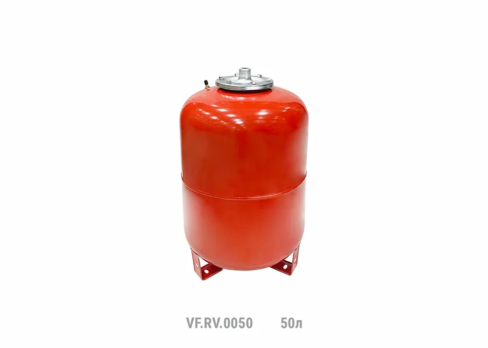 Бак расширительный верт. VALFEX .RV 50л. (КРАСНЫЙ) (с мал. ножками) (20 шт./пал.)