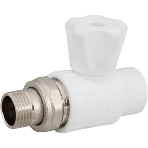 Кран для подключ. радиат. 25 1/2" (ПРЯМОЙ) PPR VALFEX (1/10/50)