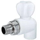 КРАН (VTp.718) для подкл. радиат. 25*3/4" (УГЛОВОЙ) PPR VALTEC (1/5/50)