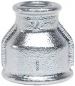 Муфта чугунная переходная 2" х 1" ОЦИНКОВАННАЯ Gebo (1/25)