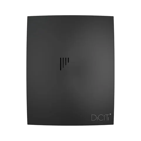 Вентилятор D100 BREEZE 4С с обратным клапаном Matt black DICITI
