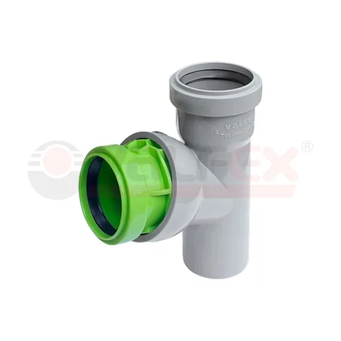 Тройник регулируемый 45-88 град 50-50 вн. канализ. (130) VALFEX