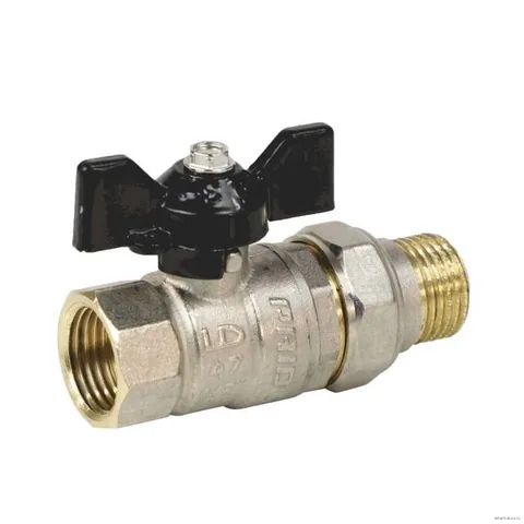 Кран шар. с полусгоном 1" вн.-нар (бабочка) " LD"
