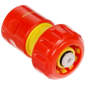 Автоматическое соединение для шланга 1/2" GRINDA с аквастопом