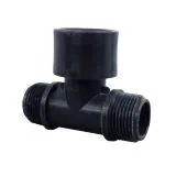 Тройник резьбовой 1" х 3/4" х 1" нар.вн.нар. резьб. ПЭ