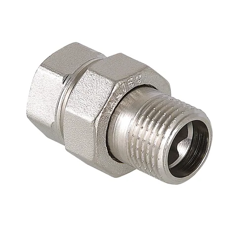 Сгон прямой 1 1/4" "Valtec" (Никель) 1/5/25