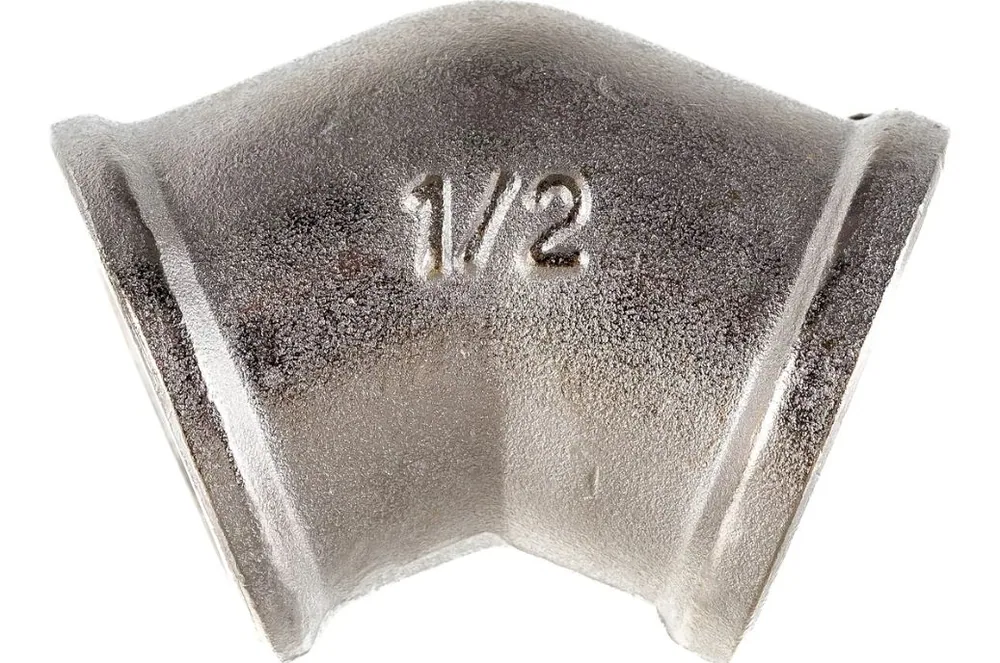 Полуотвод вн.- вн. 1/2" "Valtec" (Никель) (1/10/160)