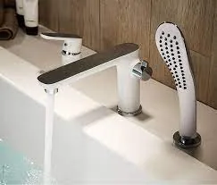 Смеситель для ванны, врезной 51153W бел