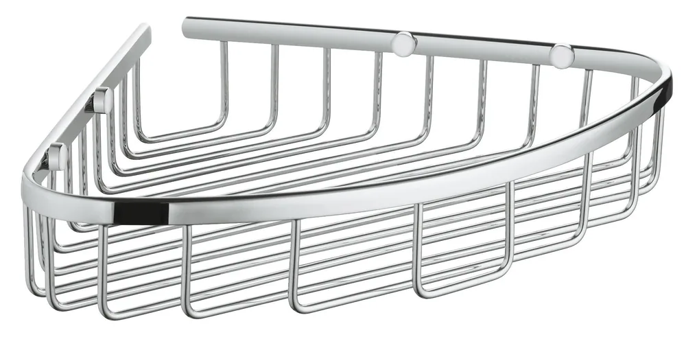 40663001 Полочка-решетка 300, угловая, большая,хром Grohe BauCosmopolitan
