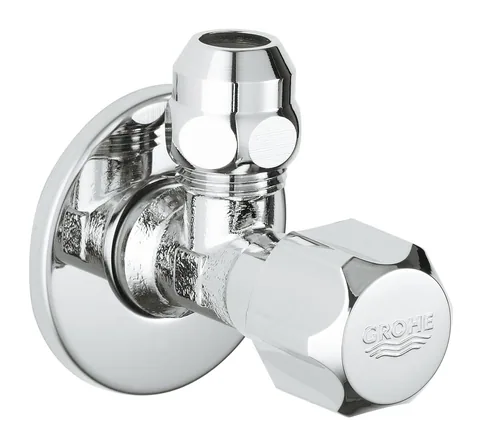22017000 Вентиль угловой 1/2×3/8 для подключения смесителей, хром Grohe