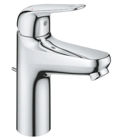 24265001 Смеситель для раковины с донным клапаном, размер M, хром Grohe Euroeco
