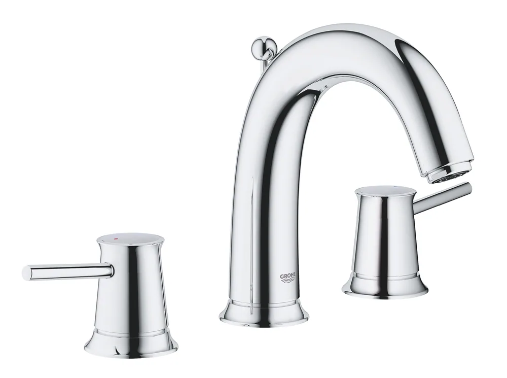 20470000 Смеситель для раковины, на 3 отверстия, хром Grohe BauClassic