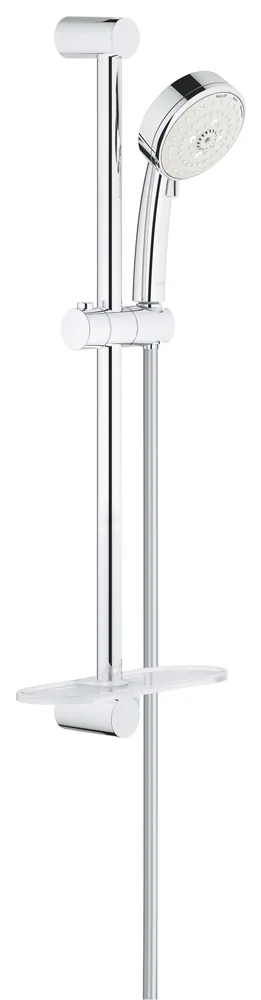 27576002 Душевой гарнитур 600, 3 вида струи, с полочкой, хром Grohe Tempesta Cosmopolitan