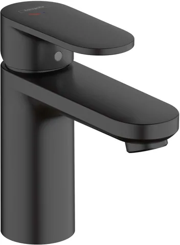 71551670 Смеситель для раковины 100, с донным клапаном, черный Hansgrohe Vernis Blend