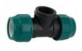 Тройник с внутр. резьб. 32 х 3/4" х 32 компрессионный