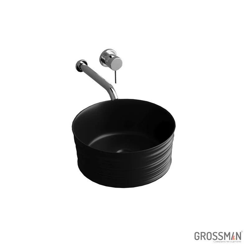 Раковина матовая Grossman GR-3025BM черный