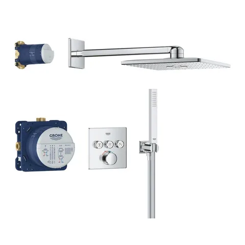 34873000 Душевая система встраиваемая, хром Grohe Rainshower SmartActive 310 Grohtherm SmartControl