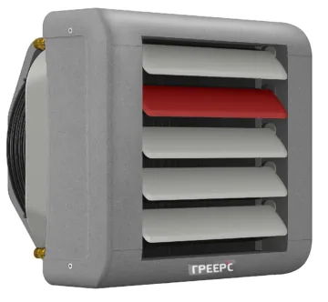 Тепловентилятор ГРЕЕРС ВС-1220 с 3-х скоростным двигателем IP54 и монтажной консолью.