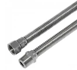 Гибкая подводка 1/2",1 м, Г-Ш шланг сильф SS