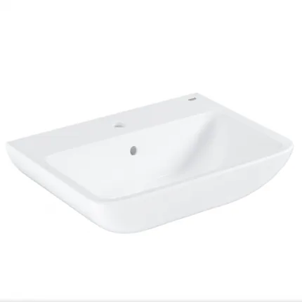 Раковина подвесная 60, с переливом, альпин-белый Grohe BauEdge Ceramic 39808000