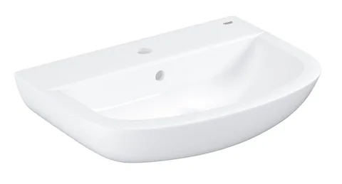 Раковина подвесная 55, с крепежами, с переливом, альпин-белый Grohe Bau Ceramic 39440000