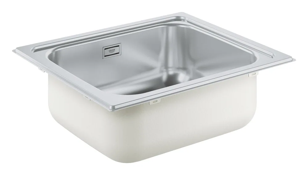 Мойка K200, с корзинчатым вентилем, нержавеющая сталь Grohe 31719SD0