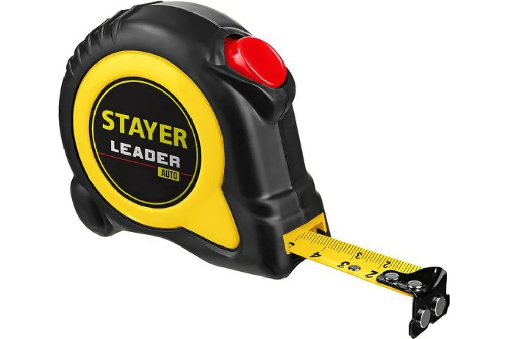 Рулетка STAYER , обрезиненный корпус 10 м*25 мм 3402-10-25