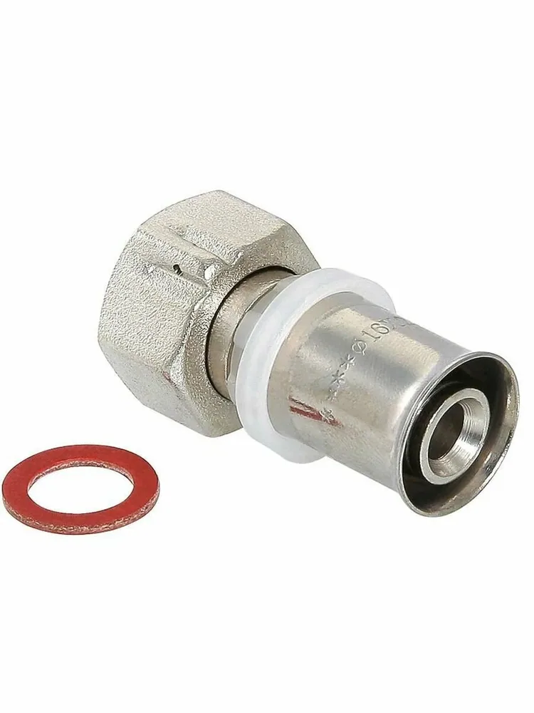 Соединитель пресс c накидной гайкой 16х1/2 "VALTEC" (1/10)