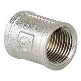 Муфта 1/2" "Valtec" (Никель) 1/10/180