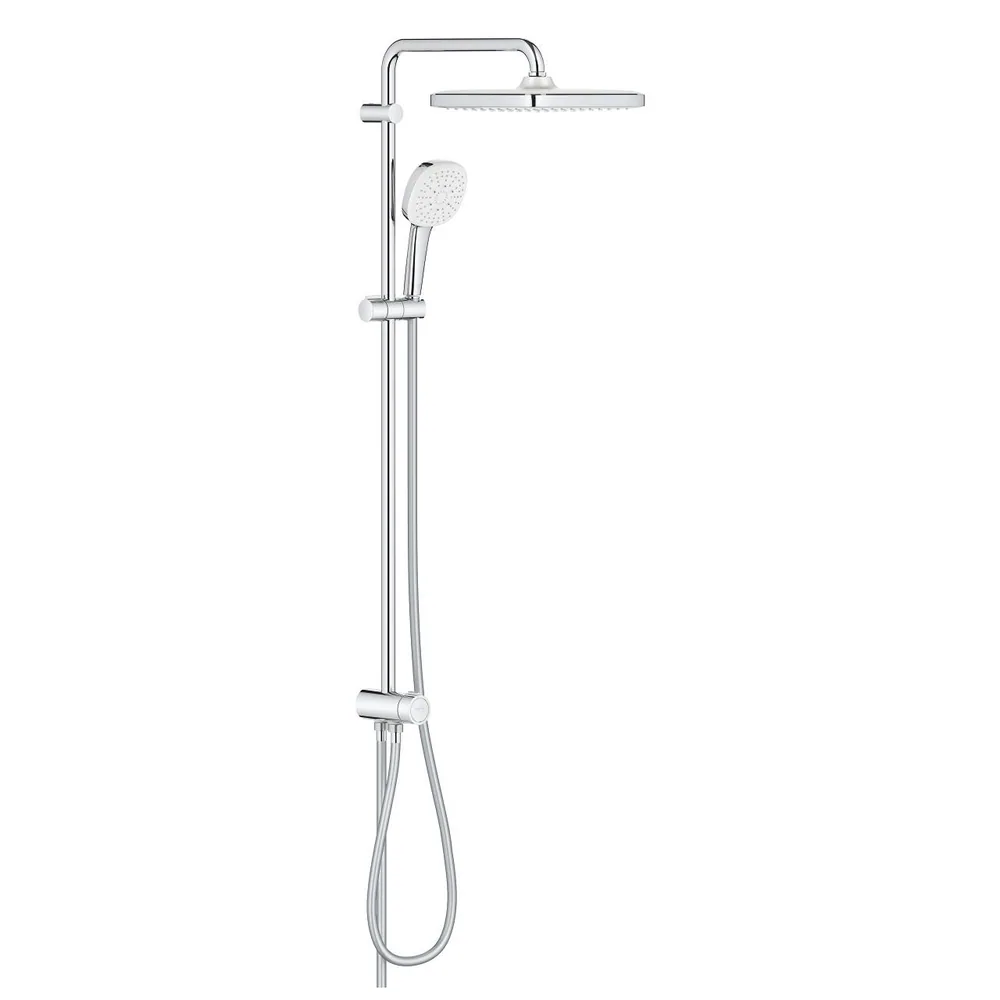 26694001 Душевая система с переключателем, без смесителя, хром Grohe Tempesta Cosmopolitan 250 Cube
