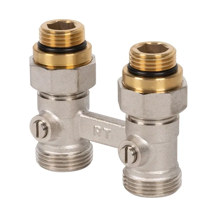 Узел нижнего подключения ПРЯМОЙ 1/2дюйм х3/4дюйм EK Royal Thermo НС-1281631