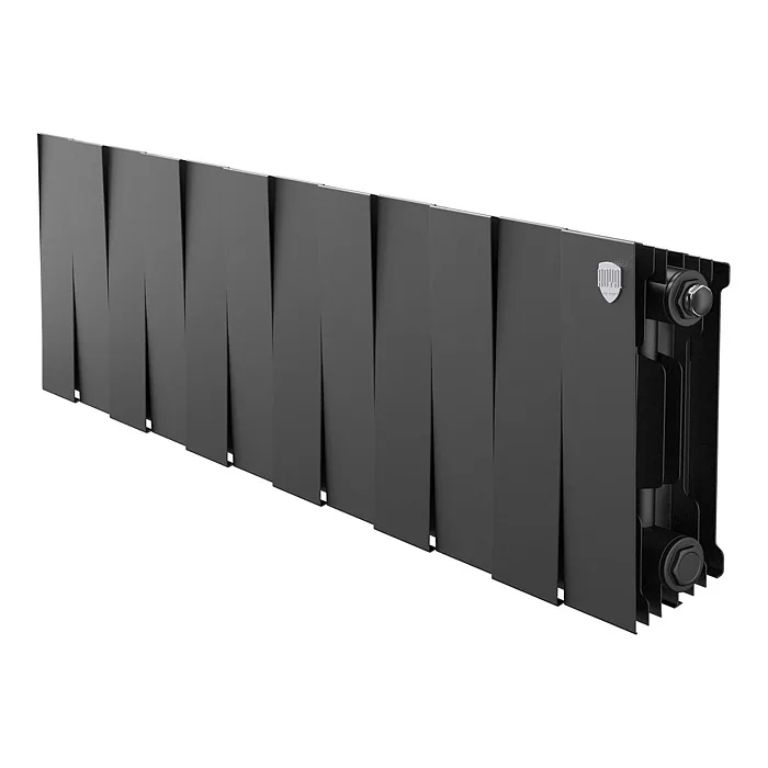 Радиатор биметалл. Royal Thermo PianoForte 200 (цвет Чёрный) Noir Sable 13 секц.