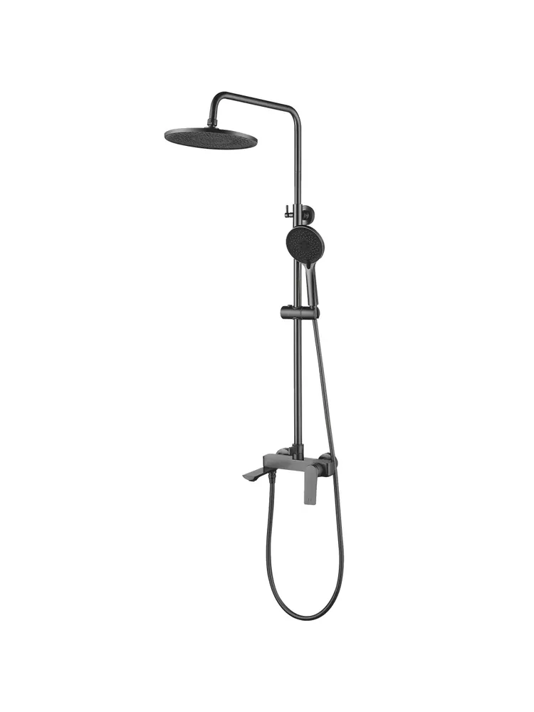 СТОЙКА душевая со смесителем HAIBA HB24816-3 графит