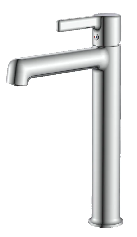 Смеситель для раковины высокий HAIBA HB11814 хром
