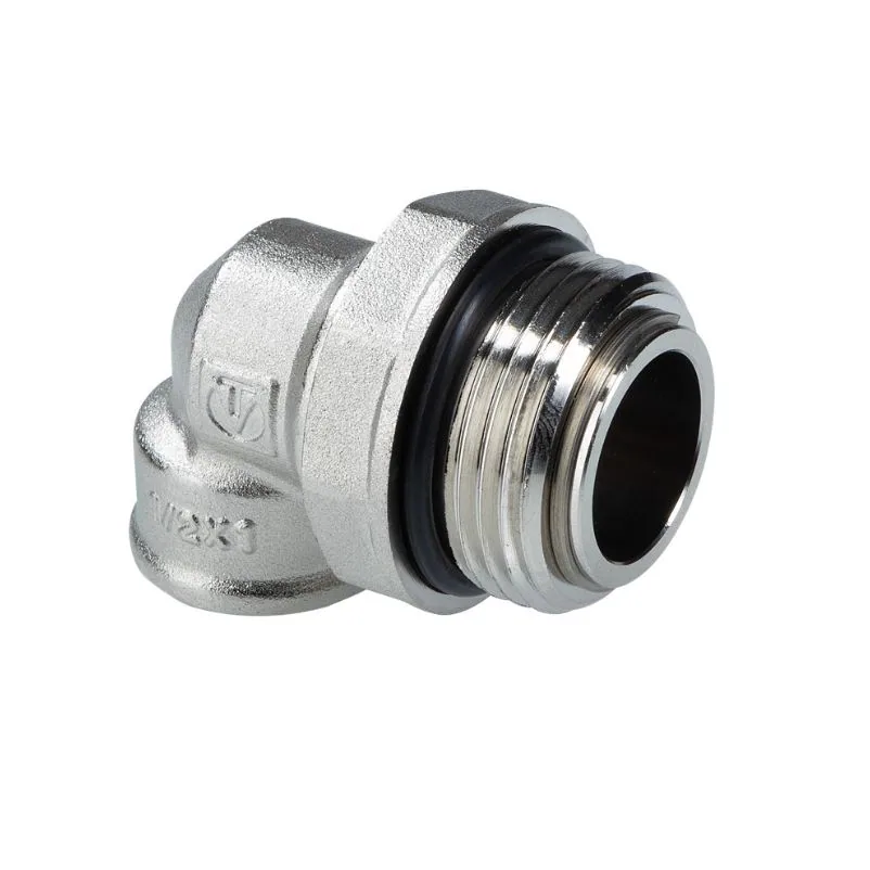 Фитинг коллекторный VALTEC, отвод с вращающимся штуцером 3/4"х1/2" нар.-вн.