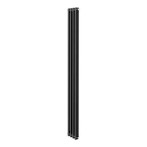 Дизайн-радиатор трубчатый сталь, нижн.подключ. Royal Thermo Insignia VC2180 – RAL9005m 4 секц. черный