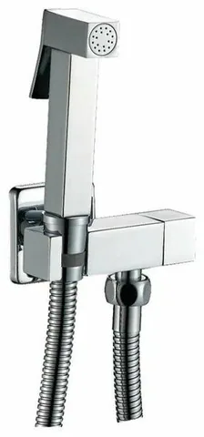 Смеситель с гигиеническим душем HAIBA НВ5502 хром