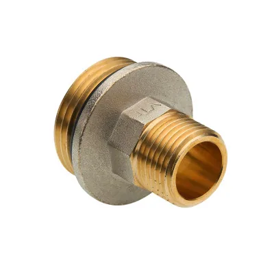 Ниппель-переходник коллекторный 1 1/2" х 1 1/4" "Valtec" (Никель) 1/10