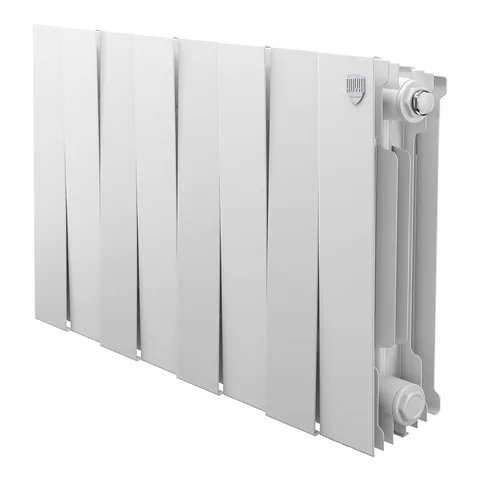 Радиатор биметалл. Royal Thermo PianoForte 300 (цвет Белый) Bianco Traffico 8секц.
