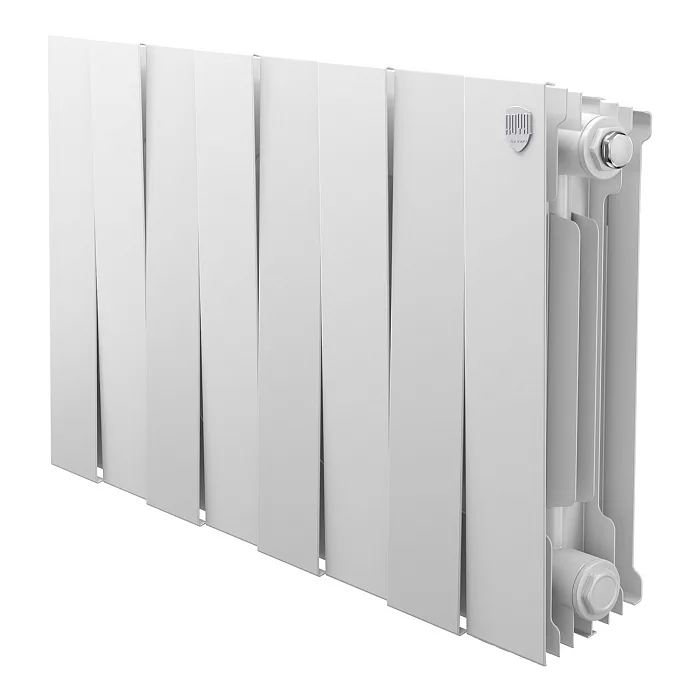 Радиатор биметалл. Royal Thermo PianoForte 300 (цвет Белый) Bianco Traffico 8секц.